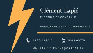 Electricien Clément Lapié électricité 0