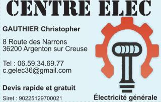 Electricien CENTRE ELEC 0